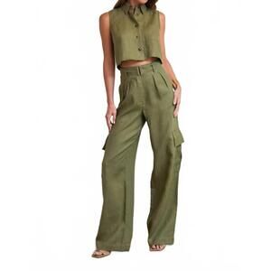 NEW HEVRON women's maggie pant in olive